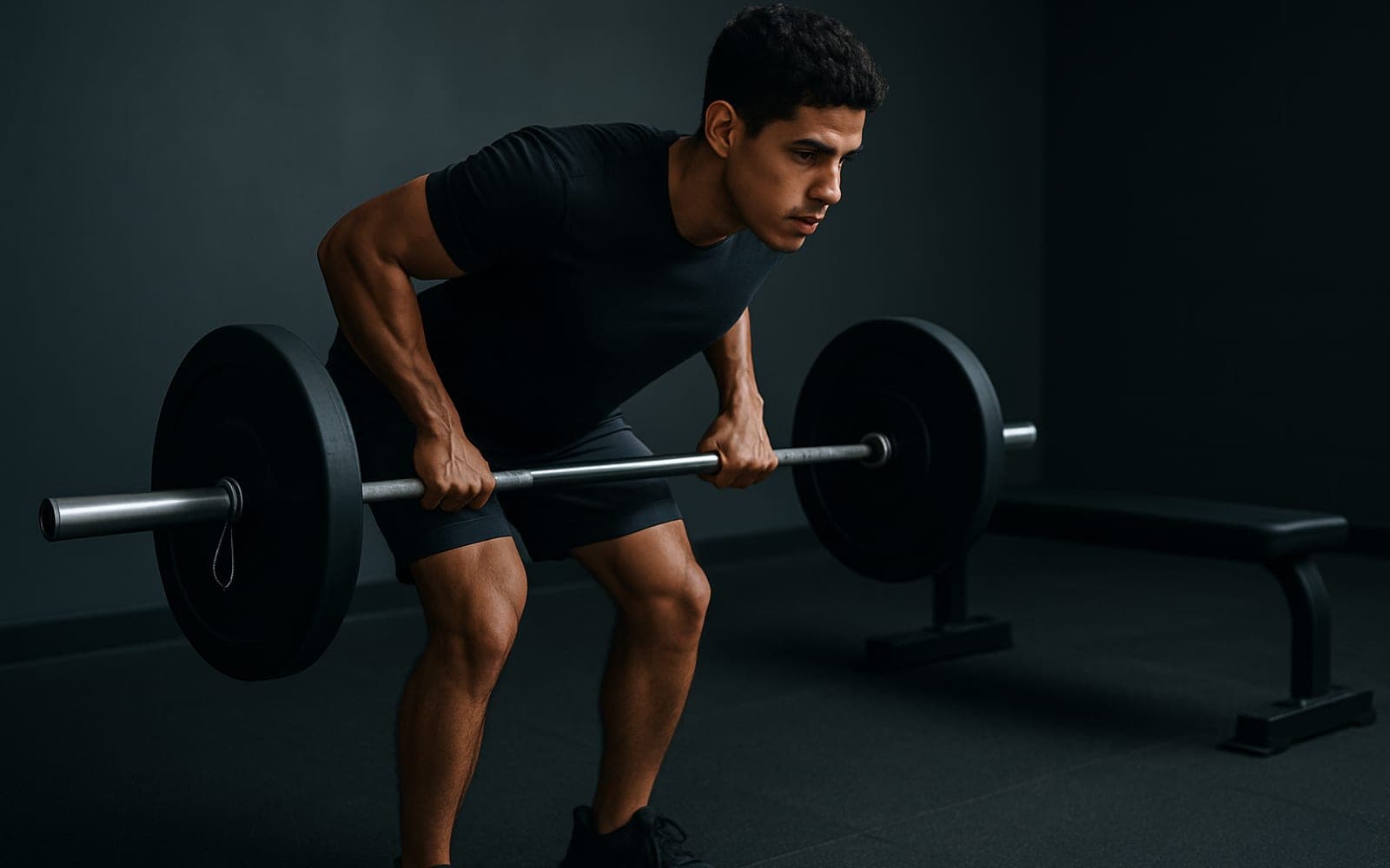 Barbell Row — working position