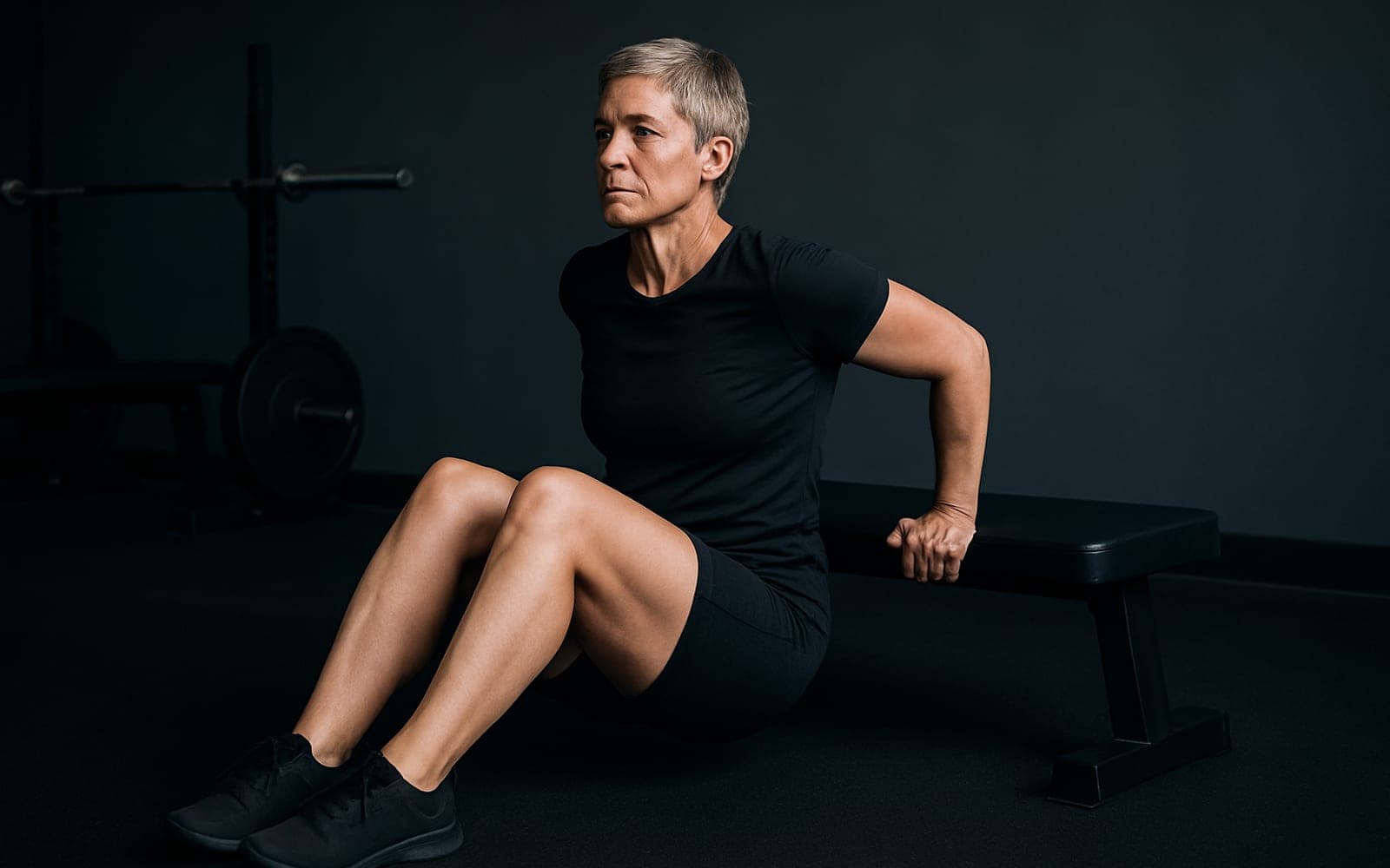 Bench Dip — working position