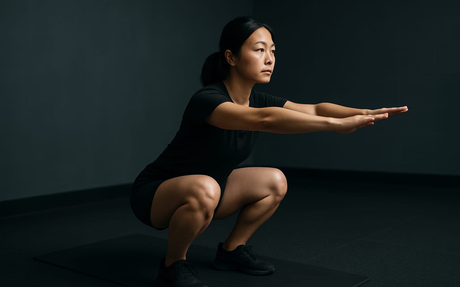 Bodyweight Squat — working position