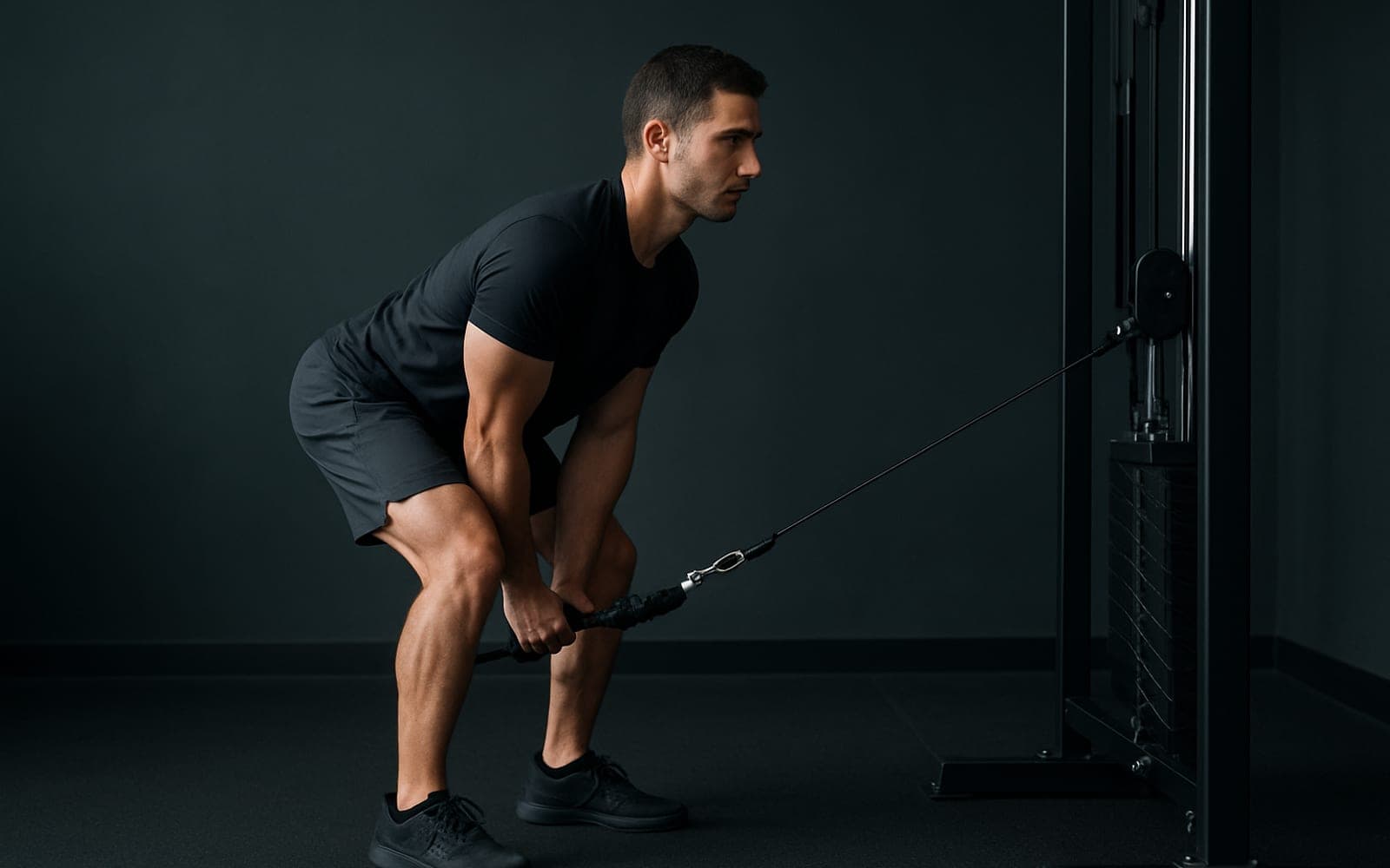 Cable Pull-Through — working position