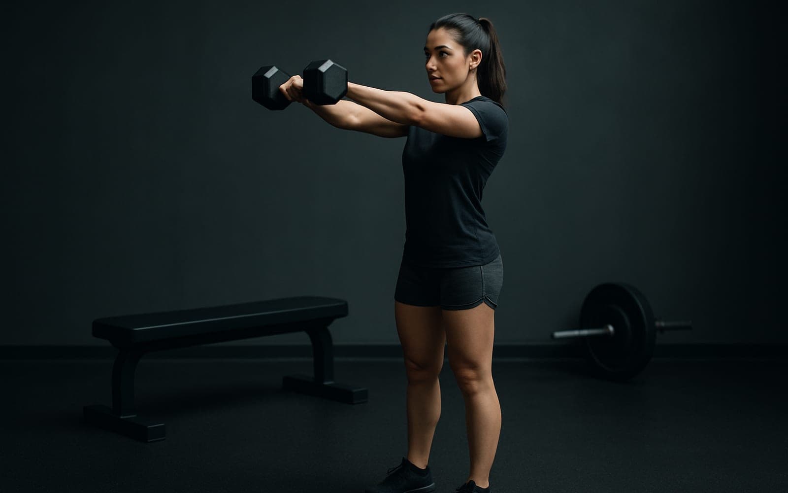 Front Raise — working position