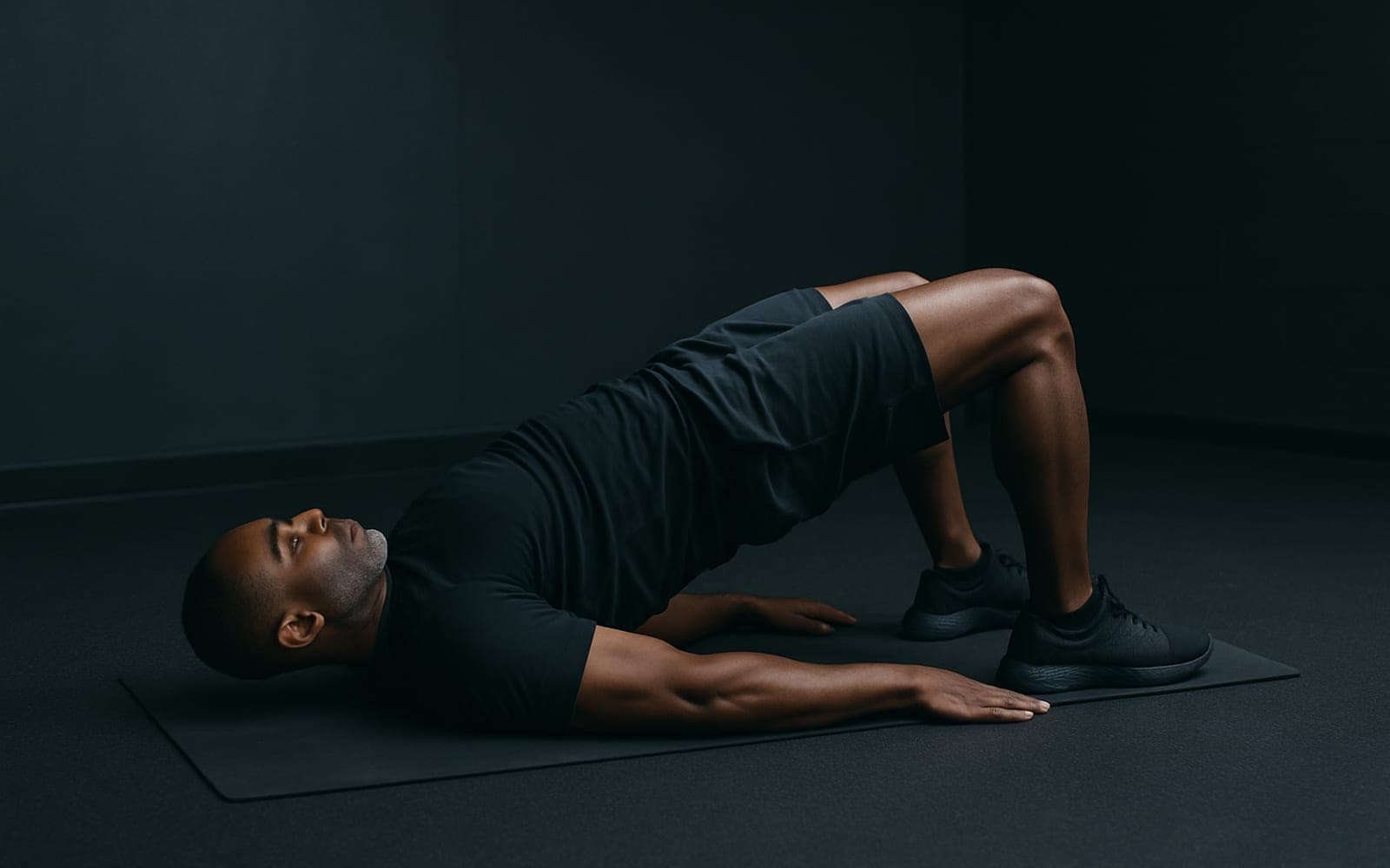 Glute Bridge — working position