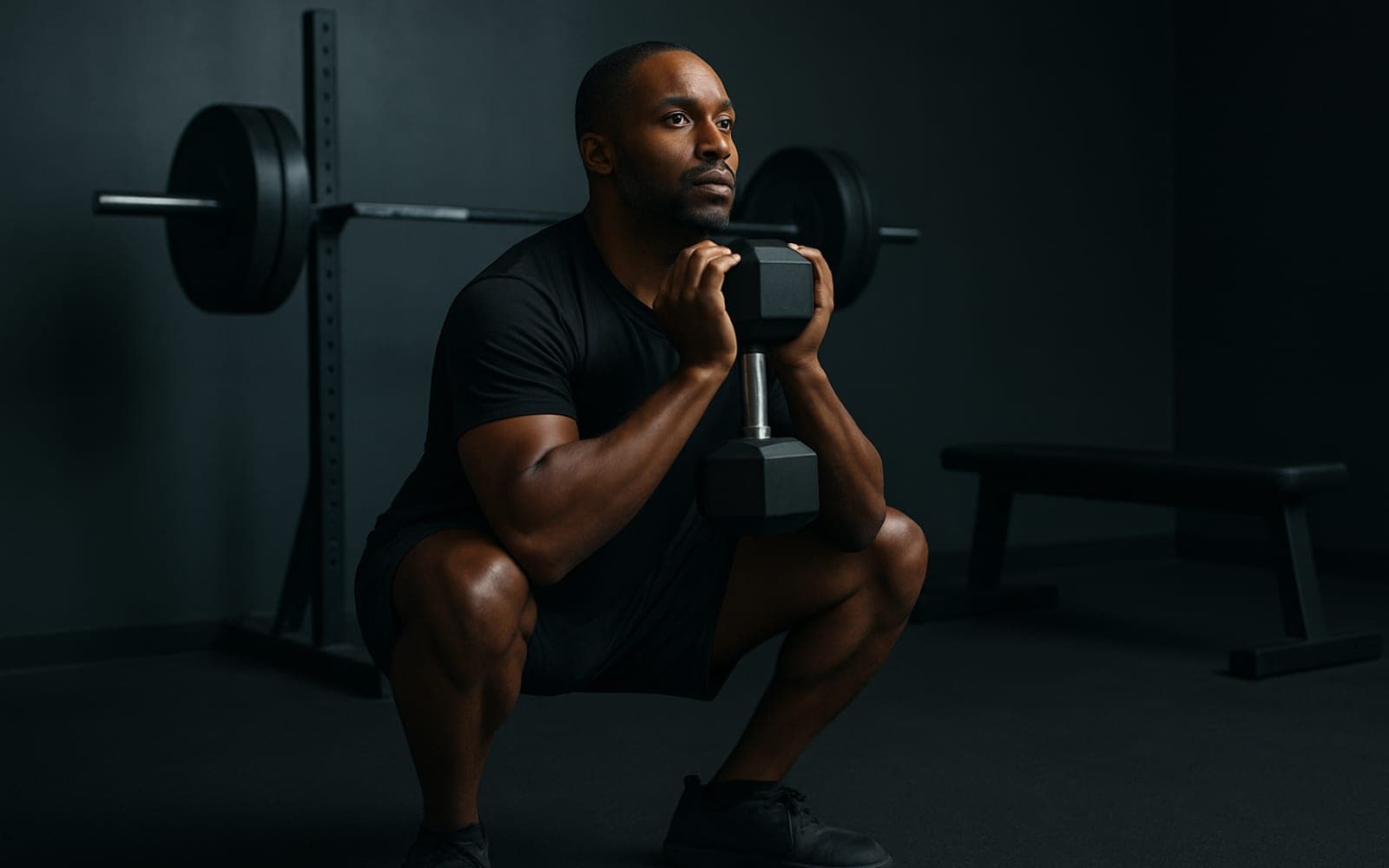 Goblet Squat — working position