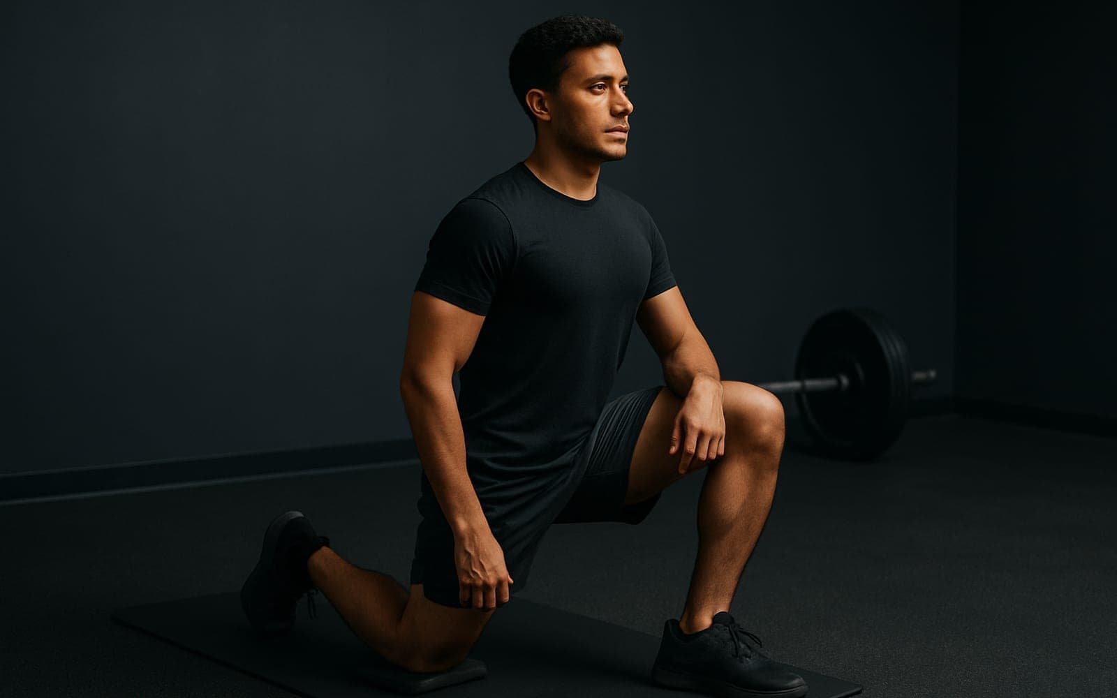 Kneeling Hip Flexor Stretch — working position