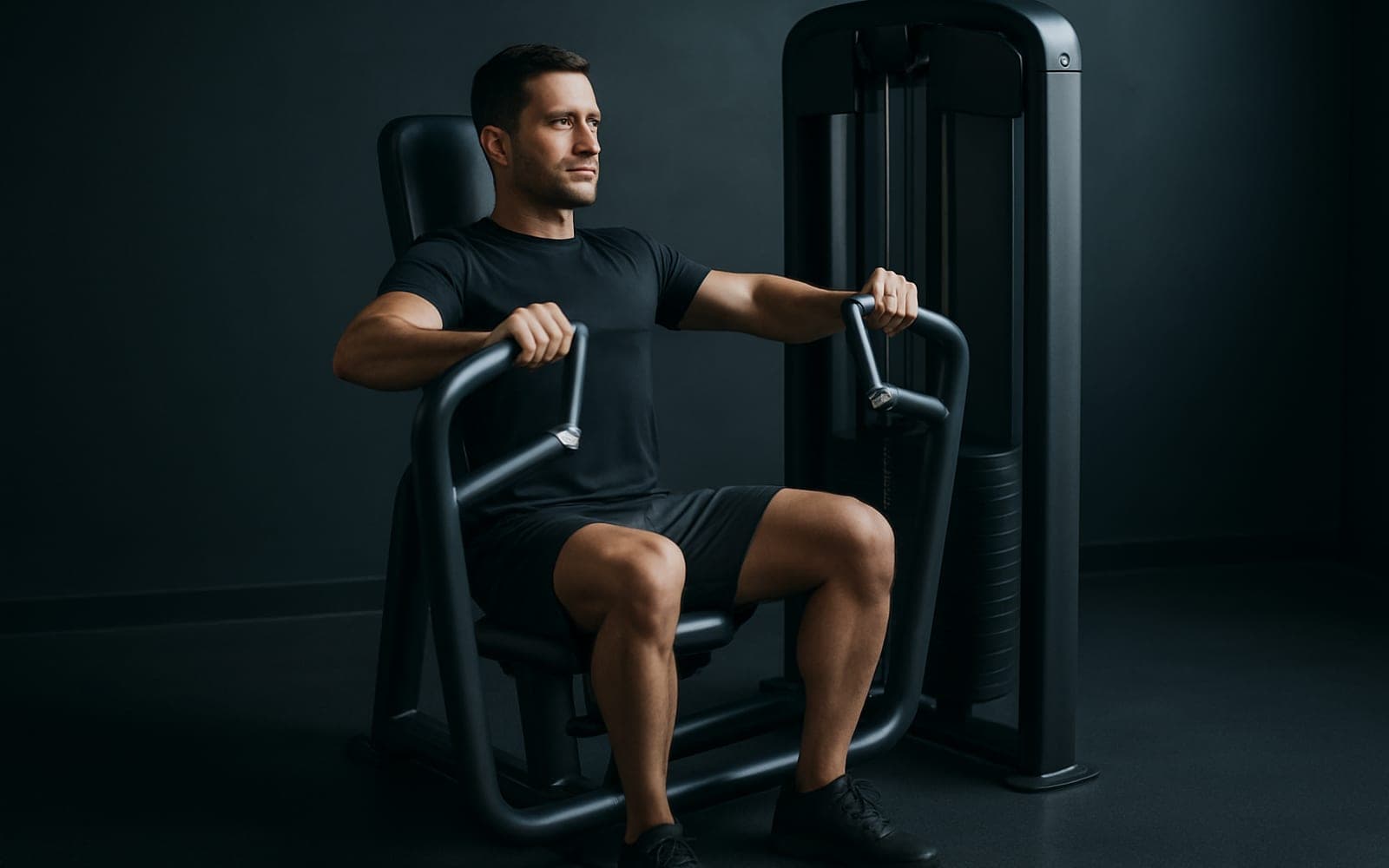 Machine Chest Press — working position