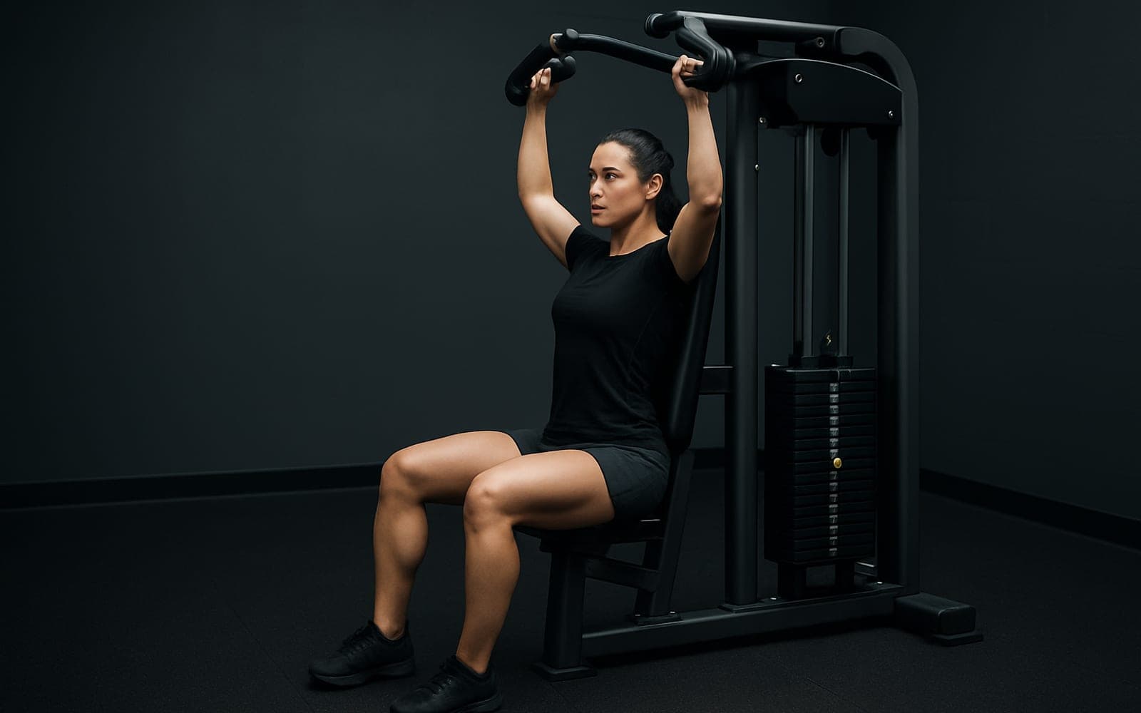 Machine Shoulder Press — working position
