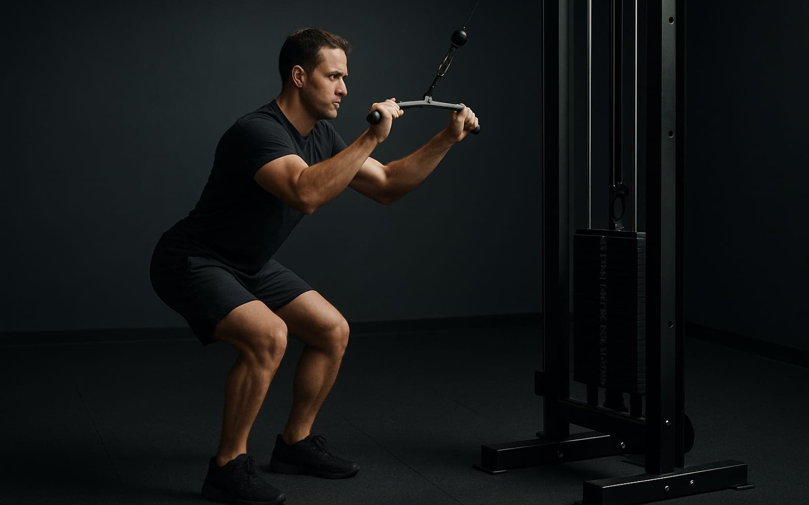 Straight-Arm Pulldown — working position