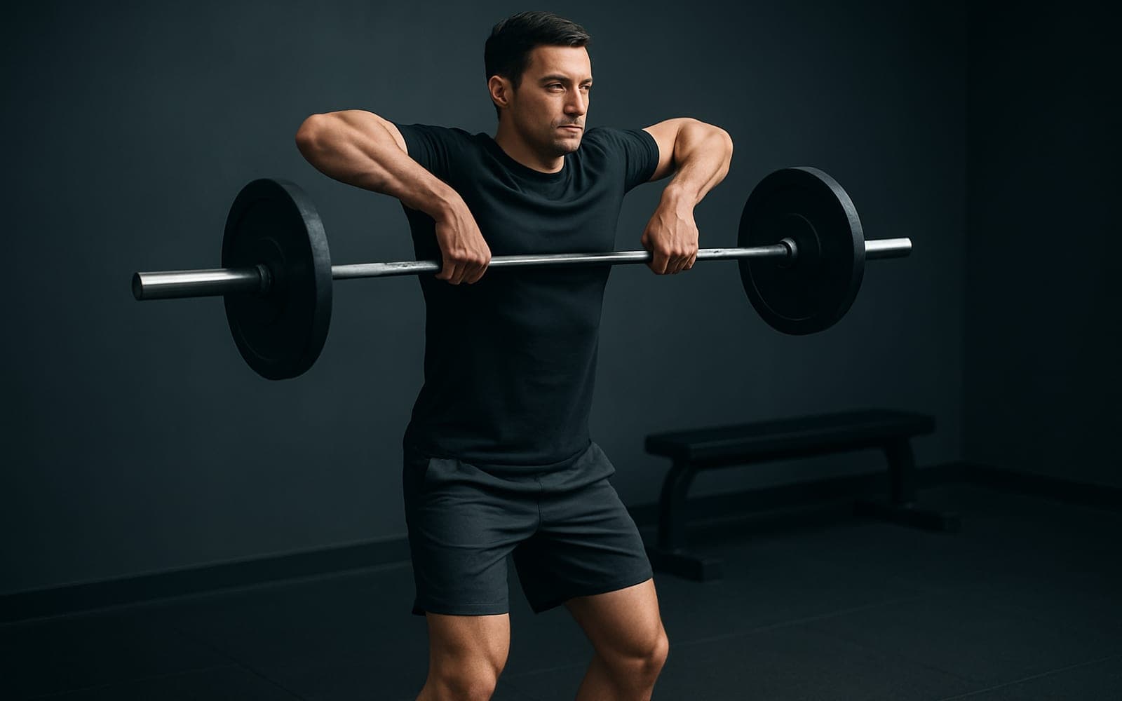 Upright Row — working position